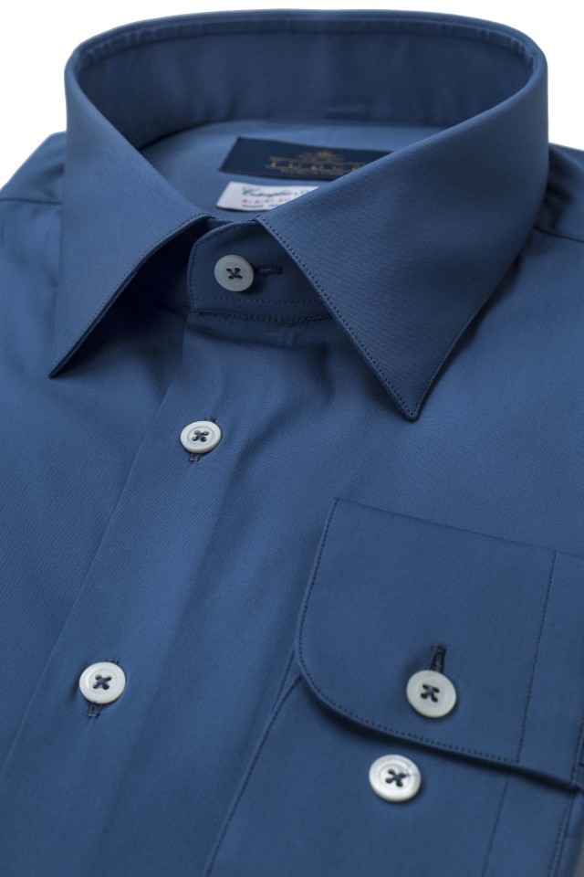 Camasa Anya Navy din Bumbac