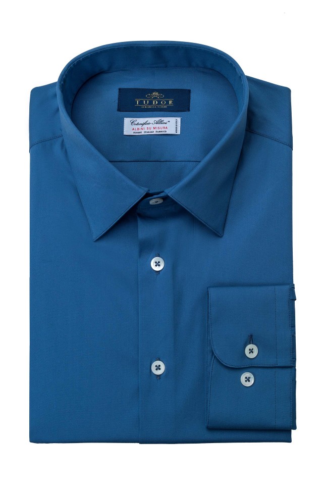 Camasa Anya Navy din Bumbac