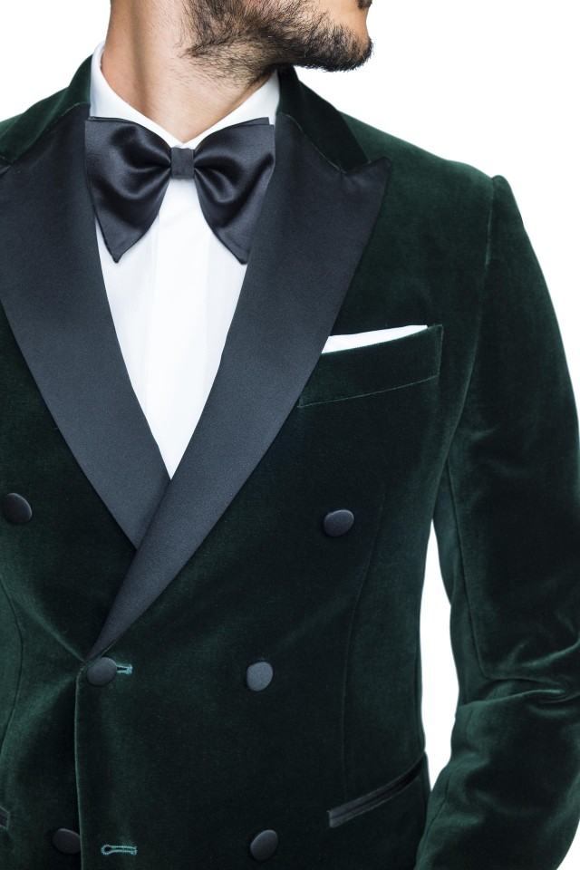 Costum Oswald Verde din Bumbac, Modal