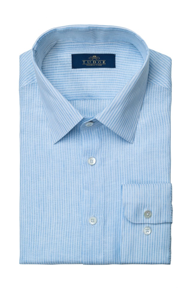 Camasa Tatiana Bleu din In