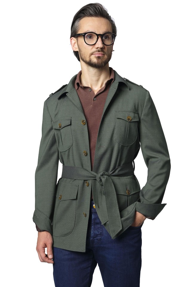SAFARI JACKET GREEN