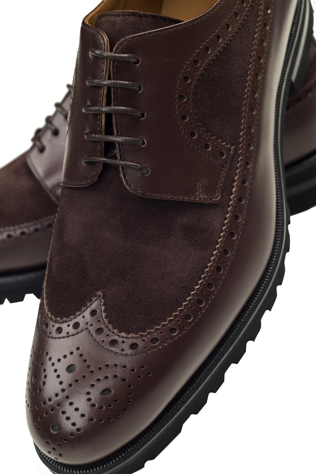 Pantofi Derby Brown