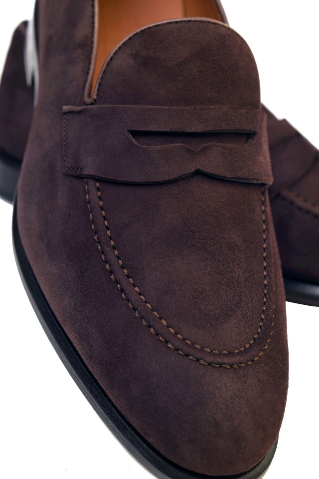 Pantofi suede loafers Harris