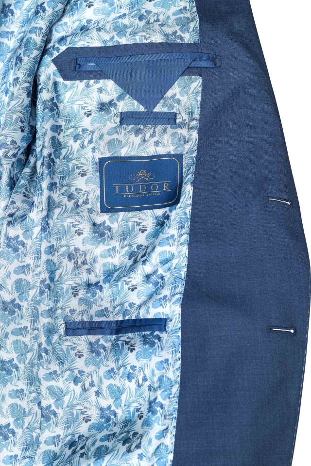 Costum Moss Albastru din Lana