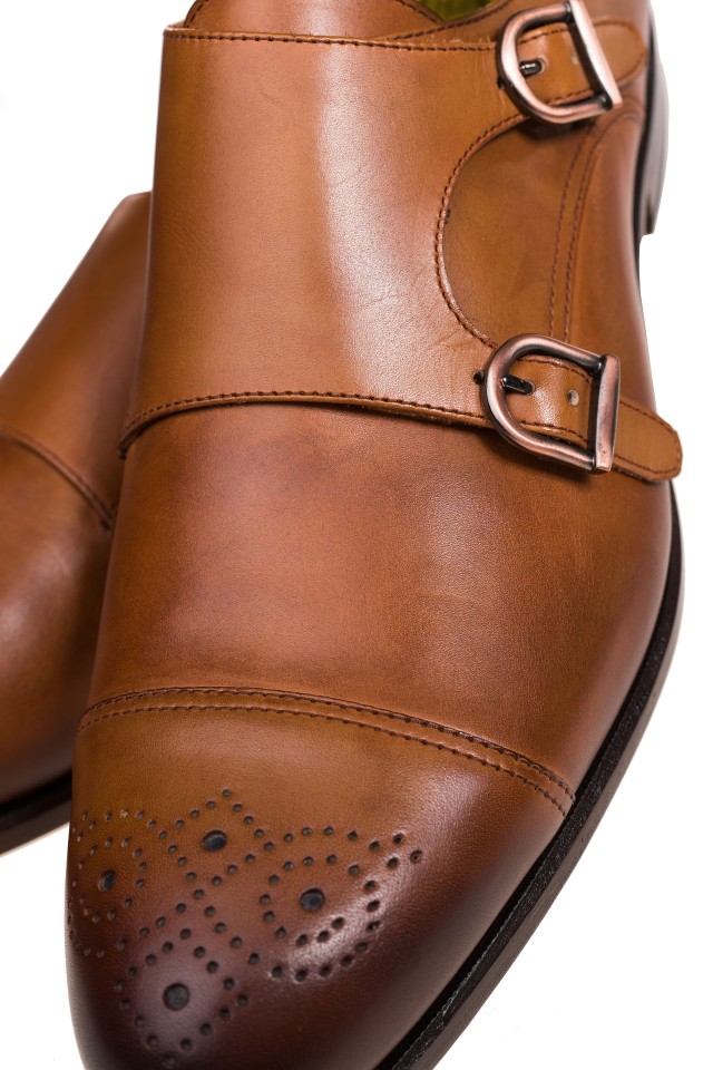 Pantofi Double Monk Merlin