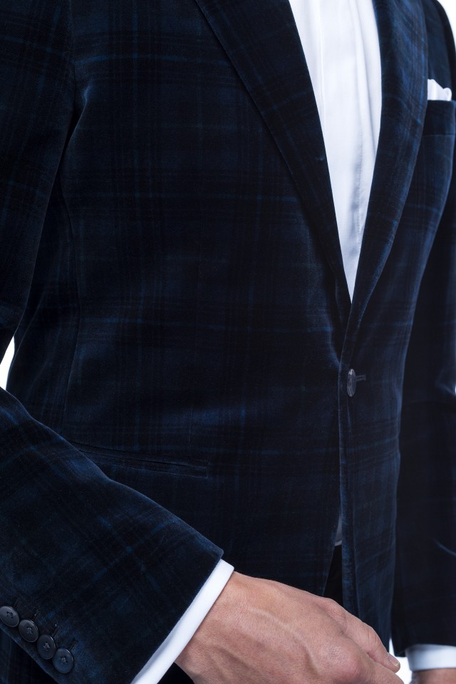 Costum Kythnos Bleumarin din Bumbac