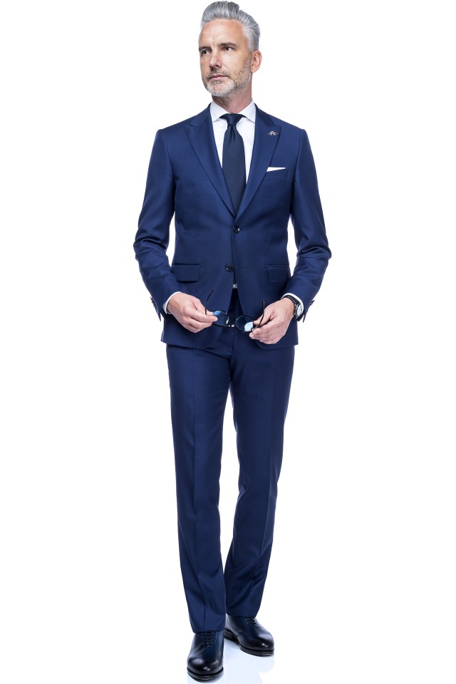 Costum Skiathos Bleumarin din Lana