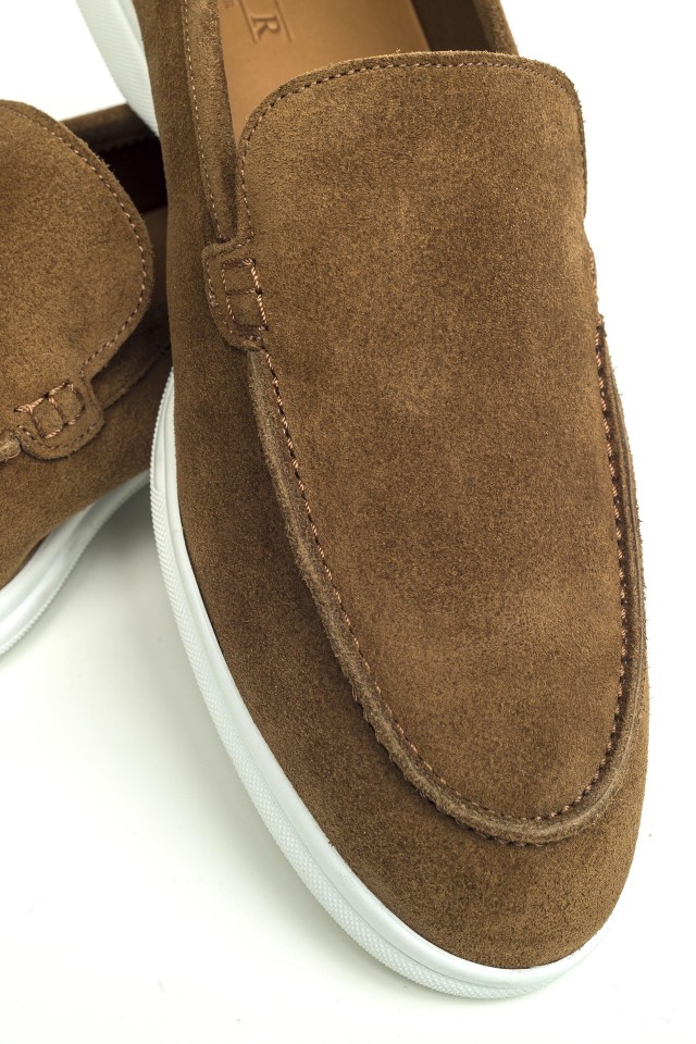  Loafer Suede Slip-on Bej