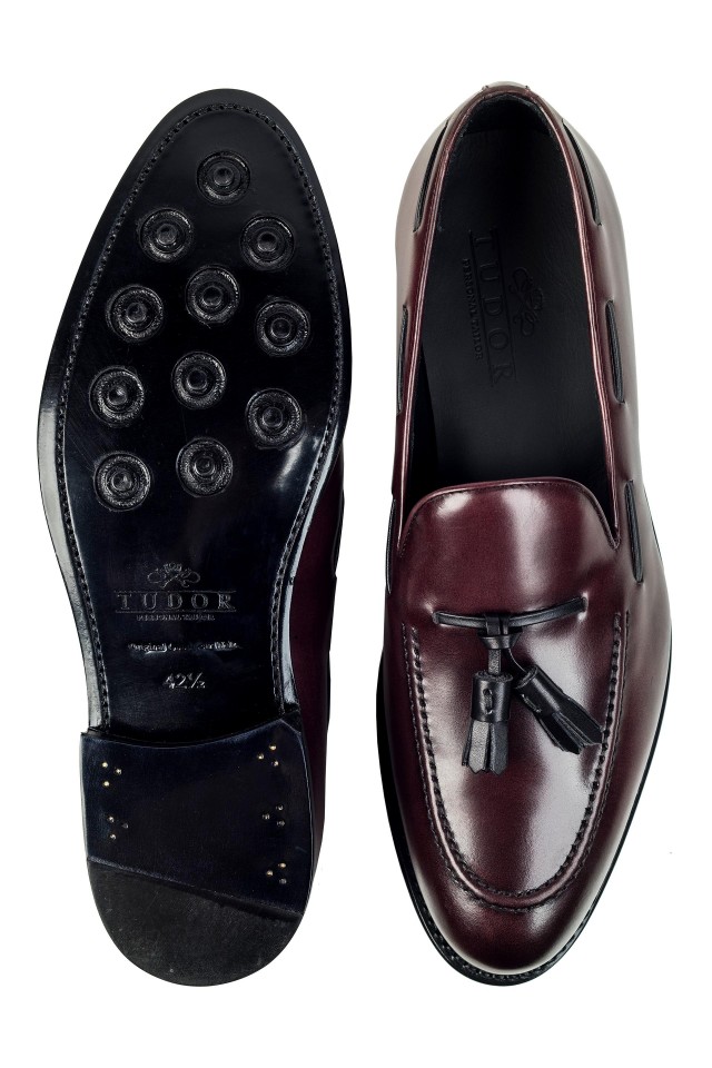  Loafer Tassel Bordo