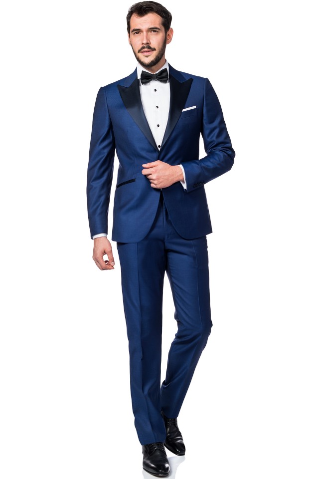 Costum ceremonie Aragon Bleumarin din Lana