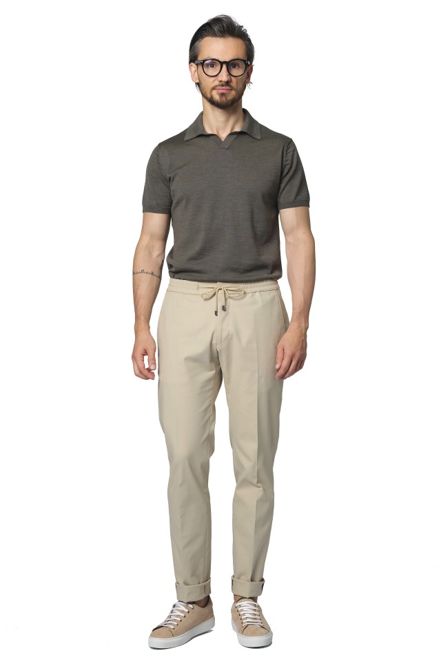 PANTALON JOGGER BEIGE