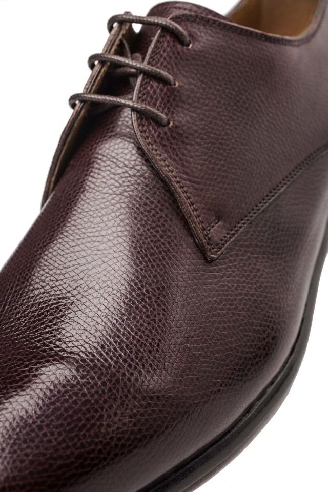 Pantofi derby etrusco caviar