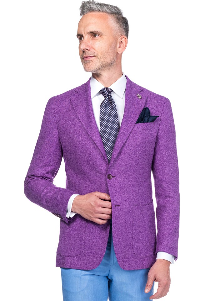 Sacou Salton Mov din Lana