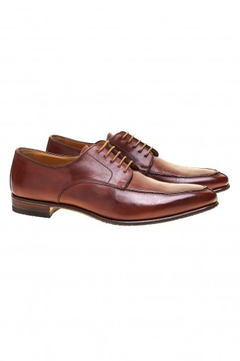 Pantofi  derby cognac antique 