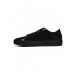 Black suede trainer