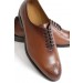 PANTOFI Med-brown whole cut