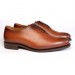 PANTOFI Med-brown whole cut