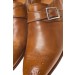 Pantofi single monk strap brown