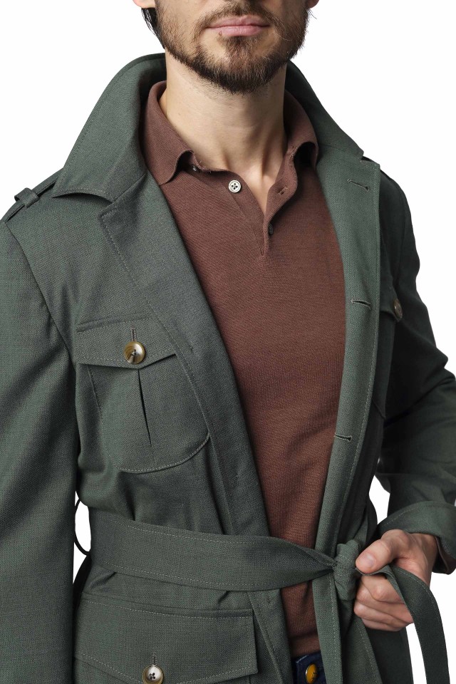SAFARI JACKET GREEN