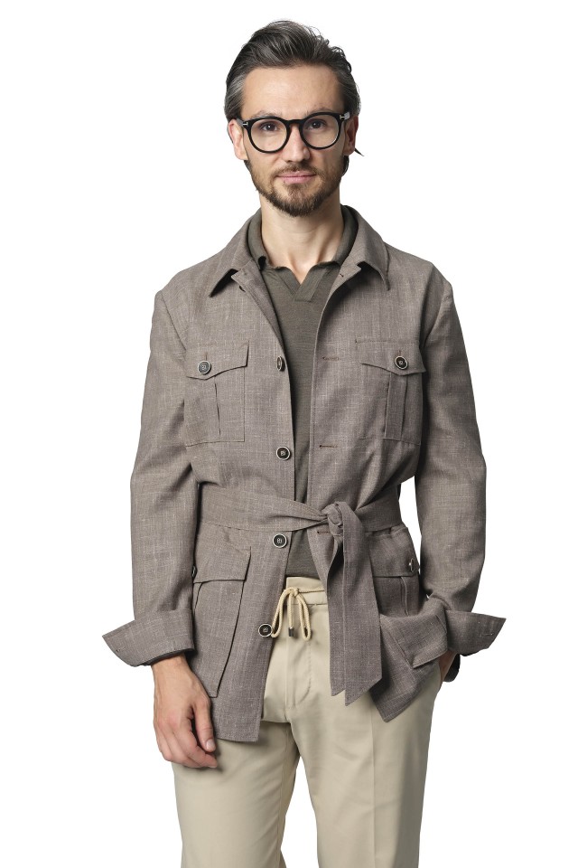 SAFARI JACKET SAND