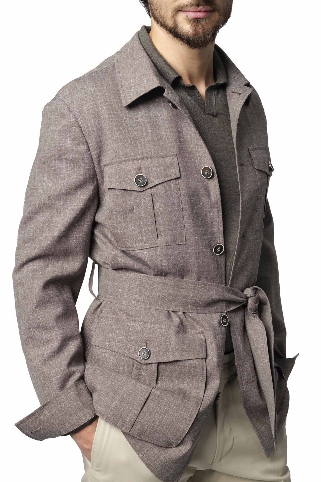 SAFARI JACKET SAND