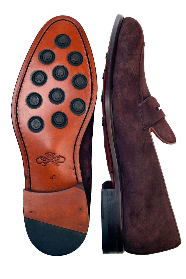 suede loafers Harris Shoes