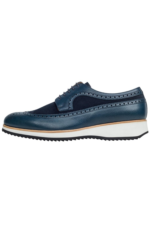 Derby Casual Navy Shoes