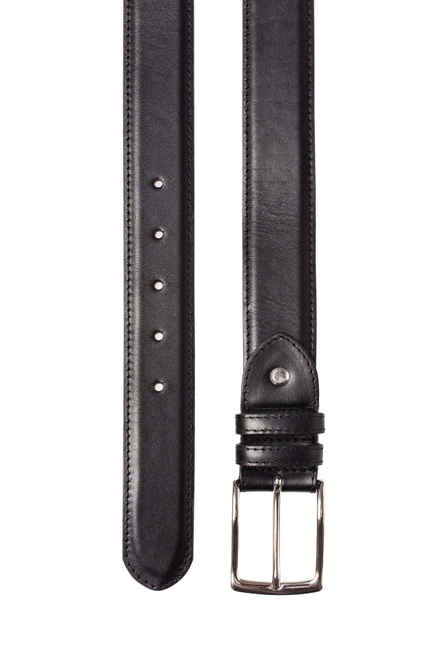 Dustin Black Calf Belt