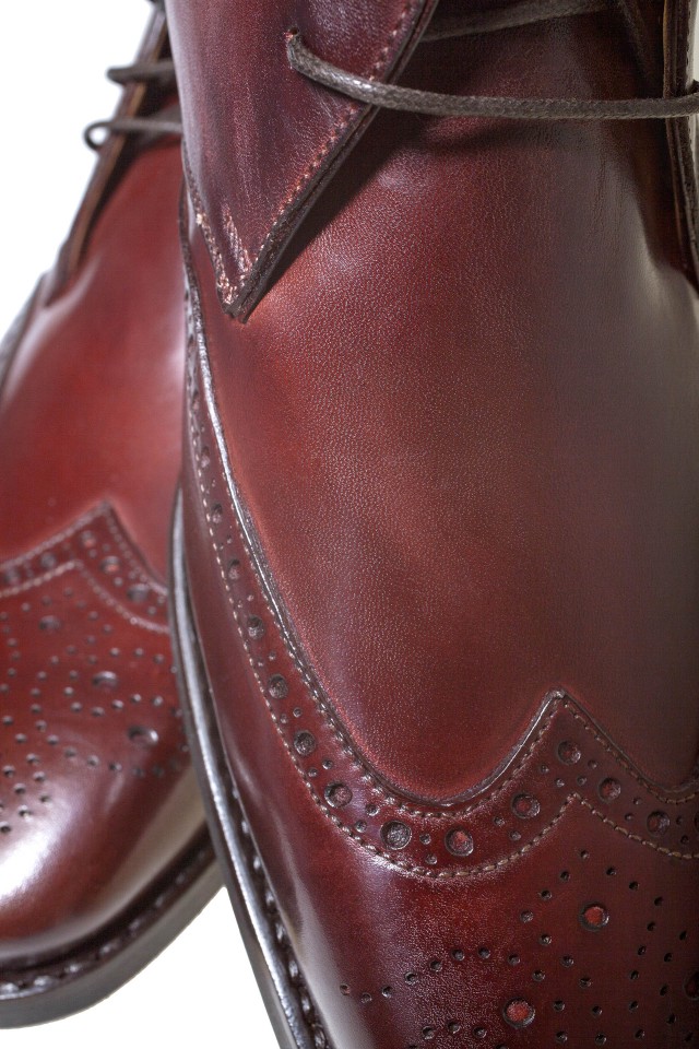 Full-Brogue Barolo Boots