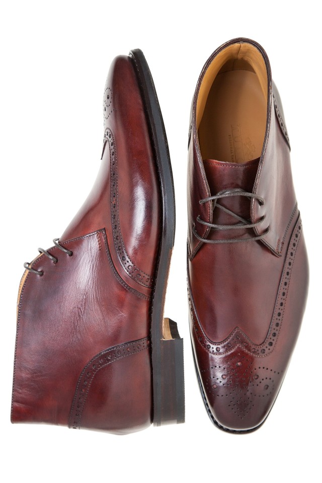 Full-Brogue Barolo Boots
