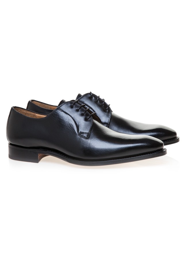 BLACK CALF DERBY Two Shoes