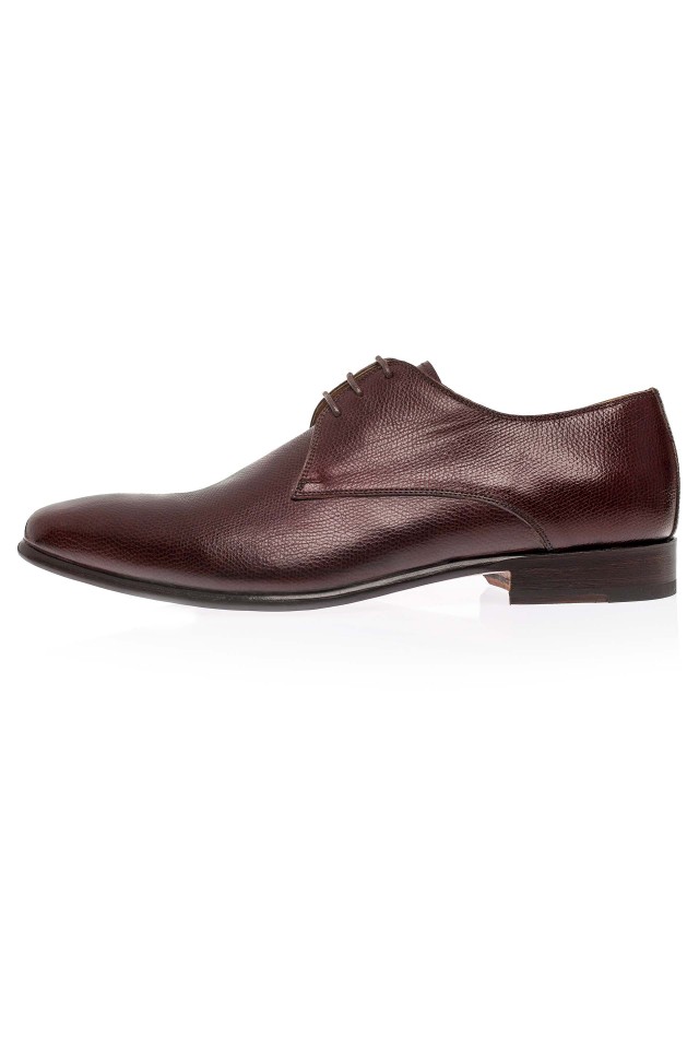 Etrusco Caviar Derby Shoes