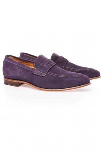 Prugna Suede Loafer Shoes