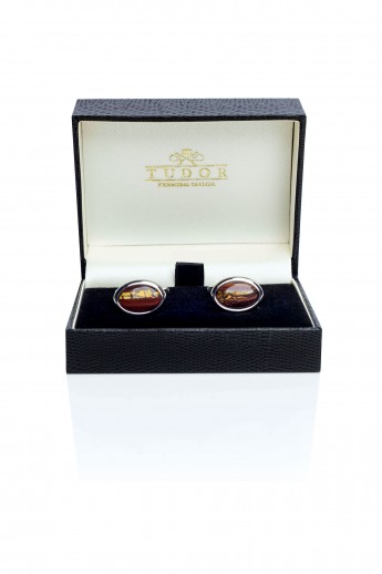 TIGER EYE Two Cufflinks