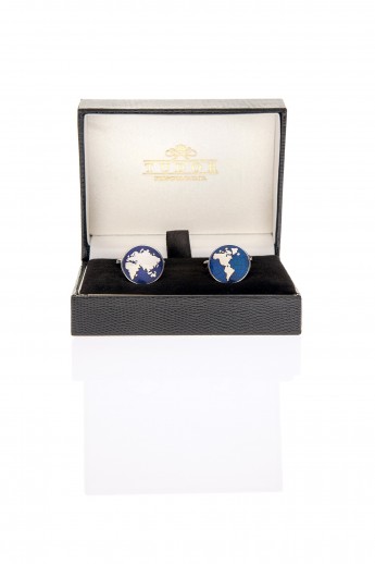 World Map Cufflinks
