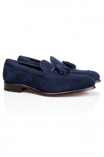 SAPPHIRE Suede Loafer Shoes