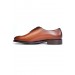 Med-brown whole cut shoes