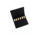 Black Collar stays Case + 3 sets of brass stays