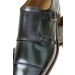 Double Monk Oliver Green Shoes