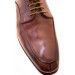 Cognac antique derby shoes